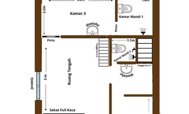 Dijual Cepat Rumah 3  Lantai Tasikmalaya