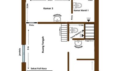 Dijual Cepat Rumah 3  Lantai Tasikmalaya