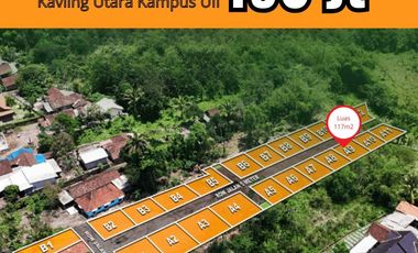 Harga Promo Awal Bulan 190 Jt, Jual Kavling Dekat UII JL.Kaliurag