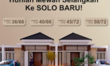 RUMAH CLUSTER SOLO BARU DEKAT RS DR OEN