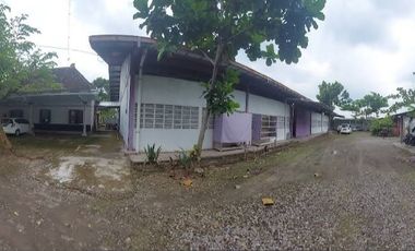 Jual cepat gudang + tanah siap usaha lokasi strategis