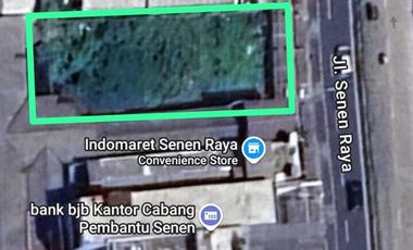 Disewa Tanah Senen Raya Lokasi Komersial Jakarta Pusat