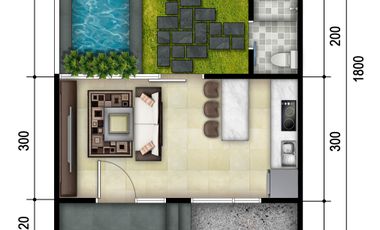 Rumah Idaman dengan Kolam Renang di Bojonggede dekat Stasiun