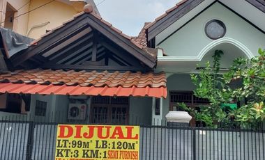 dijual  rumah baru di renovasi Pondok cikunir Indah bebas banjir