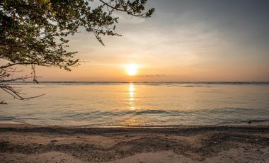 Dijual Tanah Pinggir Pantai View Sunset di Gili Trawangan Lombok