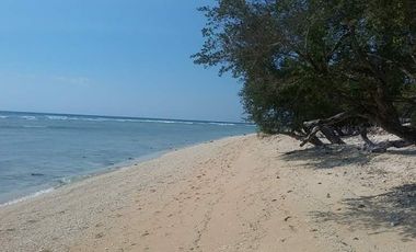 Dijual Tanah Pinggir Pantai View Sunset di Gili Trawangan Lombok