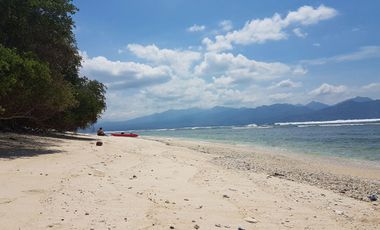Dijual Cepat Tanah MURAH tepi Pantai Gili Meno View Sunset