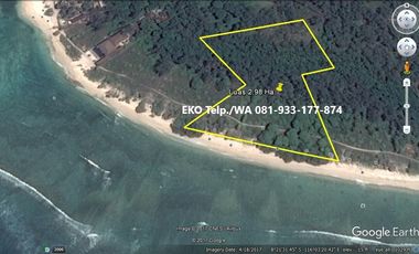 Dijual Cepat Tanah MURAH tepi Pantai Gili Meno View Sunset