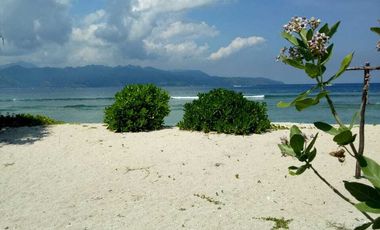 Dijual Cepat Tanah MURAH tepi Pantai Gili Meno View Sunset