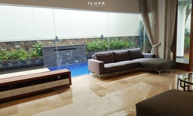 For Rent Modern House at Kemang Timur, Jakarta Selatan 4BR with Pool