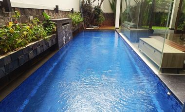 For Rent Modern House at Kemang Timur, Jakarta Selatan 4BR with Pool