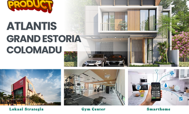 PROMO RUMAH BARU COLOMADU KONSEP SMARTHOME 2 LANTAI