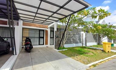 dijual rumah di sleman dalam cluster full furnished dalam perumahan