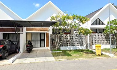 dijual rumah di sleman dalam cluster full furnished dalam perumahan