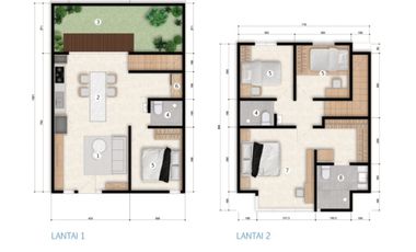 dijual rumah di sleman maguwo dengan sky balcony dalam perumahan mewah
