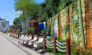 dijual rumah di sleman maguwo dengan sky balcony dalam perumahan mewah