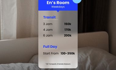 Promo Staycation Apart Podomoro En'sRoom Selasa