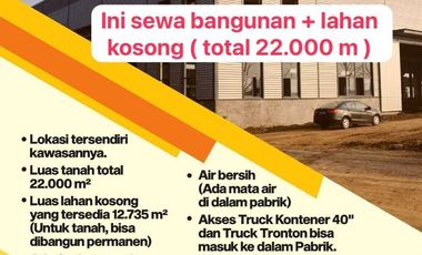 Tanah disewakan di Sangiang Jaya, Periuk, Tangerang, Banten