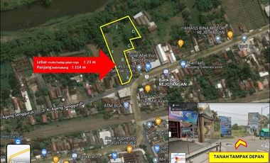 Tanah Luas Murah Strategis Di Jl. Raya Rejotangan, Kab. Tulungagung