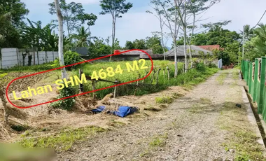 DiJual Tanah SHM 4684 M2 kawasan Villa Baros Serang (DISKON Rp 1,5 M)