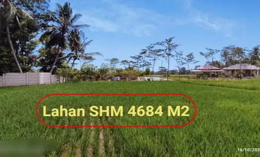 DiJual Tanah SHM 4684 M2 kawasan Villa Baros Serang (DISKON Rp 1,5 M)