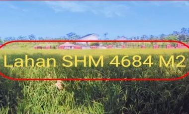 DiJual Tanah SHM 4684 M2 kawasan Villa Baros Serang (DISKON Rp 1,5 M)