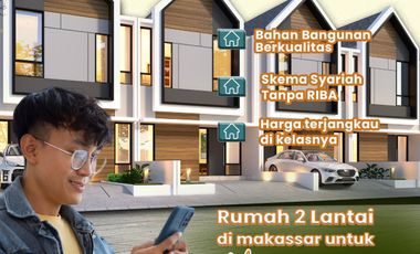 Perumahan murah mewah 2 lantai di tengah kota Makasar
