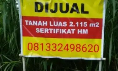 Dijual Murah Tanah Strategis di Noborejo Salatiga