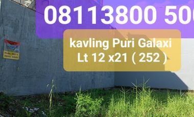 JUAL KAVLING murah‼️PURI GALAXI DEPAN TAMAN
