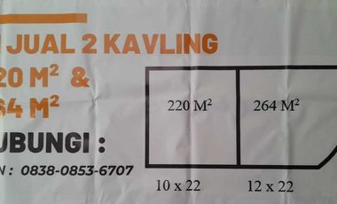 Dijual 2 Kavling di Jl. Boulevard BNR, Hunian Asri & Nyaman