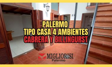 Depto.tipo casa de 4 ambientes en Venta en Palermo