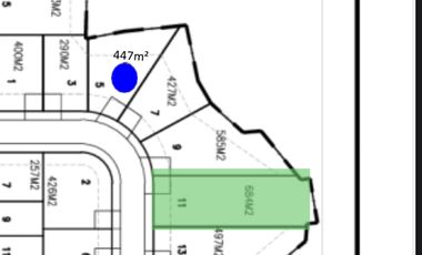 Kavling View Danau Harga menarik Hadap Selatan di KBP