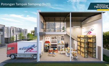 DIJUAL GUDANG TAMAN TEKNO X, 4 in 1RUKO GUDANG MULTIGUNA TANGERANG BSD