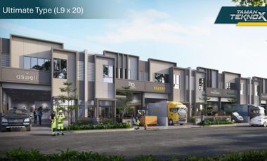 DIJUAL GUDANG TAMAN TEKNO X, 4 in 1RUKO GUDANG MULTIGUNA TANGERANG BSD