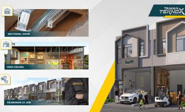 DIJUAL GUDANG TAMAN TEKNO X, 4 in 1RUKO GUDANG MULTIGUNA TANGERANG BSD