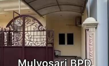 Dijual Rumah Mulyosari BPD 1 lantai, Surabaya Timur