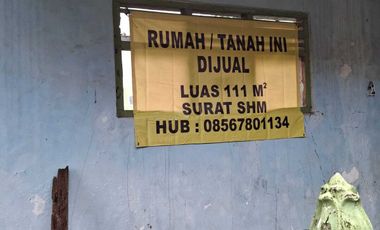 JUAL TANAH LUAS 111M SHM