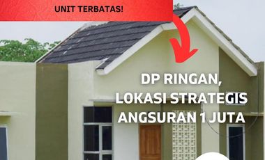 PERRUMAHAN SUBSIDI DP 5 JUTA, ANSGURAN 1 JT PARON, JURUREJO, NGAWI