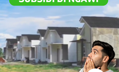 PERRUMAHAN SUBSIDI DP 5 JUTA, ANSGURAN 1 JT PARON, JURUREJO, NGAWI