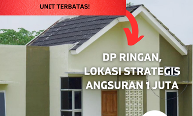 PERRUMAHAN SUBSIDI DP 5 JUTA, ANSGURAN 1 JT PARON, JURUREJO, NGAWI