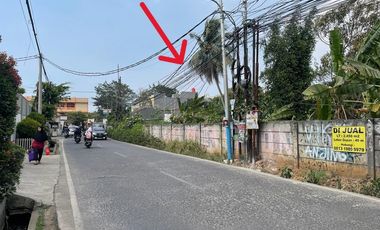 Dijual Tanah SHM Pinggir Jalan 2400m2 Lebar 40m di Jatisampurna