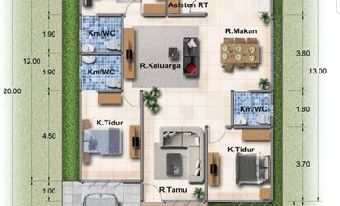 CLUSTER THE GREEN MANSION TIPE EMERALD 128