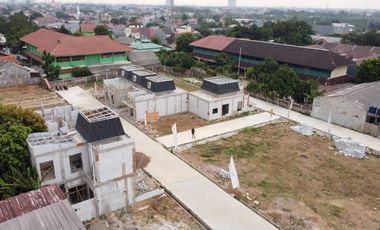 Rumah minimalis lokasi strategis dekat pintu tol dan stasiun lrt