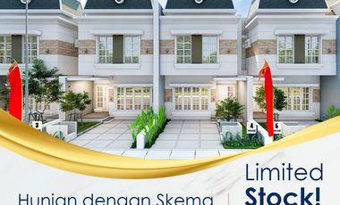 Rumah minimalis lokasi strategis dekat pintu tol dan stasiun lrt