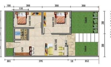 COCOK BANGUN TIPE 36, LT 126 M2, di KAPAU SARI UJUNG, PEKANBARU KOTA!