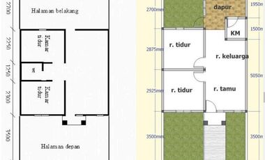 COCOK BANGUN TIPE 36, LT 126 M2, di KAPAU SARI UJUNG, PEKANBARU KOTA!