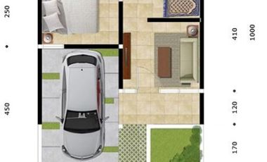 COCOK BANGUN TIPE 36, LT 126 M2, di KAPAU SARI UJUNG, PEKANBARU KOTA!