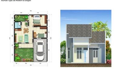 COCOK BANGUN TIPE 36, LT 126 M2, di KAPAU SARI UJUNG, PEKANBARU KOTA!