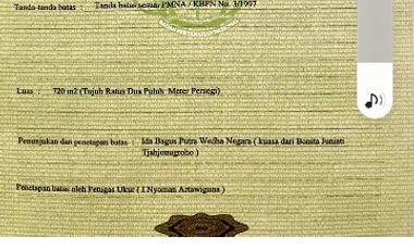 di jual segera tanah pinggir jln utama Nelayan Canggu