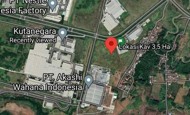 Di Jual Lahan kosong siap bangun di dalam Kawasan Industri Suryacipta Karawang